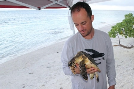 Dr. van Houtan, an outstanding young scientist, who last year, was awarded a Presidential Early Career Award for Scientists and Engineers, by President Obama, for his work on turtles.