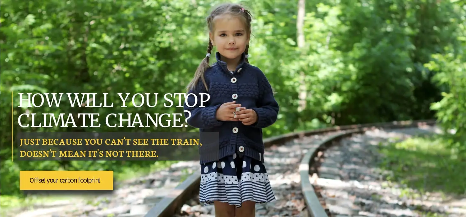 Girl on Train Tracks analogy for Climate Change