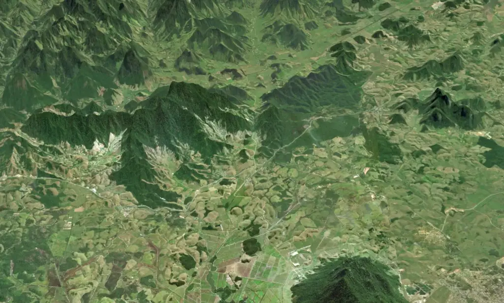 Brazil Satellite Map